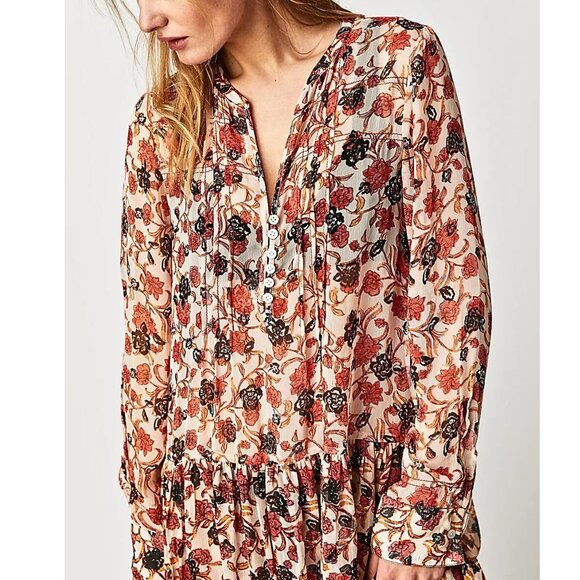 Free People See It Through Boho Style Maxi Dress in 2 Color Options NEW NWT - Picture 8 of 9